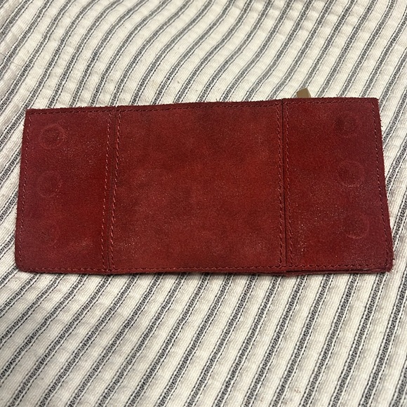 Hammitt Wallet 110 North Red Suede - Picture 5 of 10